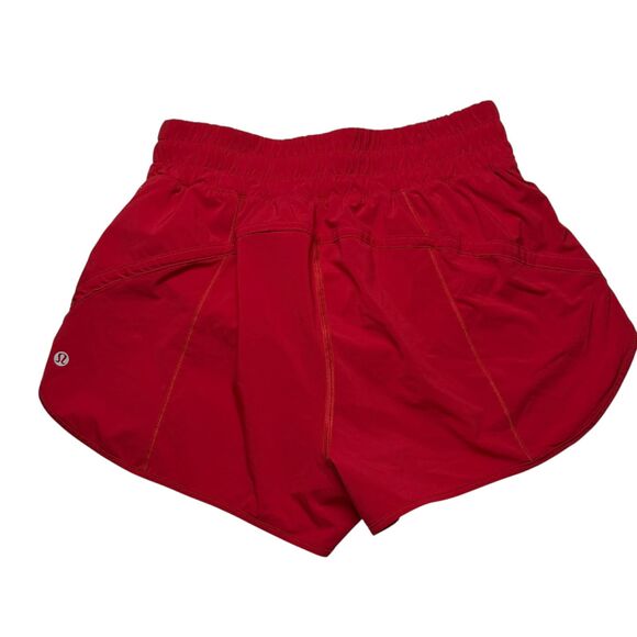 Lululemon Track That High-Rise Short 3" *Dark Red - Picture 4 of 8